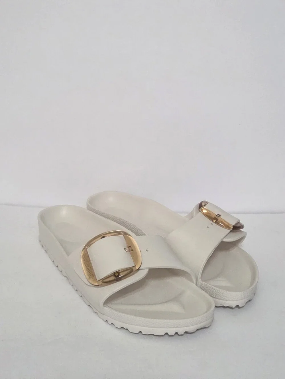 Birkenstock Madrid EVA Big Buckle Eggshell Sandals Size 40 | 9-9.5